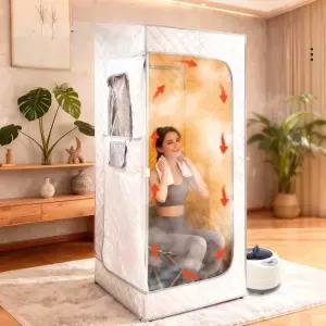 리온 사우나텐트 부스 감성 증기 1인용 1인사우나 누빔텐트