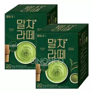담터 말차라떼 20T 2개 프리미엄 보성말차 스틱