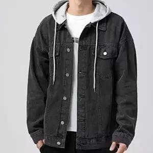 [모로엠]캐주얼 워싱 후드 남성 데님 자켓 DMS-JUA-Q4263186
