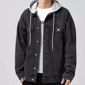 캐주얼 워싱 후드 남성 데님 자켓 DMS-JUA-Q4263186