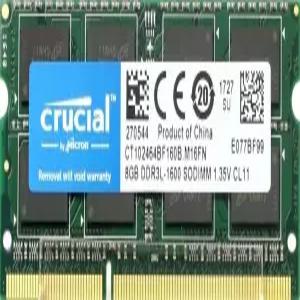 중요한 RAM 8GB DDR3 1600MHz CL11 노트북 메모리 CT102464BF160B