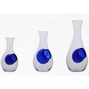 블루홀 도쿠리 유리 글라스잔 사케병 술병 중형 500ml (WFK8XYD)