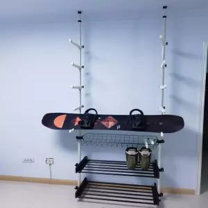 스노우보드 스키 장비 랙 선반 보관 디스플레이 거치대