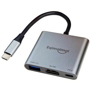 [미국배송] USB CHDMI 어댑터 4K@30 HDMIUSB C 3.0 100W PD 충전 맥북호환 프로와 호환되는 멀티포트 허브 아이패드호환 AIR 아이폰호환 노트북 TV 스위치 모니터