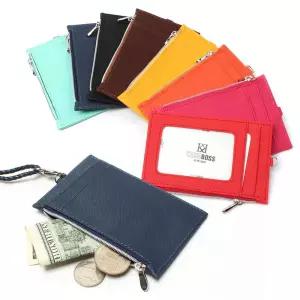 KB004 블루마운트 남녀공용 지갑형 지퍼 카드목걸이 지갑 지퍼 카드지갑