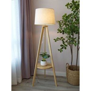 원목 스탠드조명 장스탠드 스탠드선반 조명 침실 거실