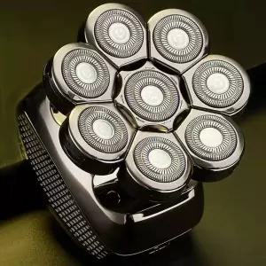 삭발용 바리깡 8날 이발기 실버 클리퍼 면도기 그루밍 스님