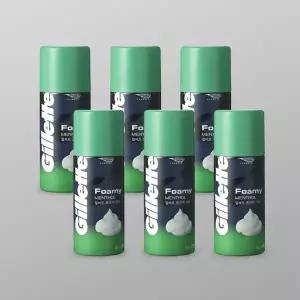 질레트 포오미 멘솔 175g 6개