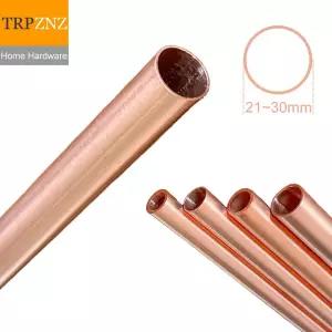 동파이프 구리 T2 튜빙 경질 직선 파이프 원형 튜브 내식성 외경 21 22 23 24 25 26 27 28 29 30mm 길이 24
