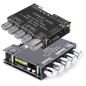 음향판 YS S100L 가정용 블루투스 5 1 2 채널 파워 오디오 스테레오 서브우퍼 앰프 보드 50WX2 100W