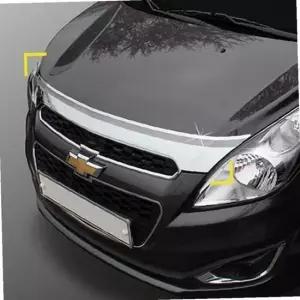 본넷 버그 가드 크롬 스파크 후드 보호 몰딩