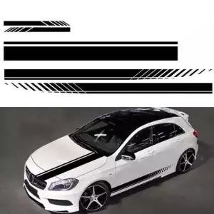 할인 스트라이프 세트 차량용 스티커 (5p 1set) DIY 자동차 데칼 본네트 후드 보닛 래핑 셀프