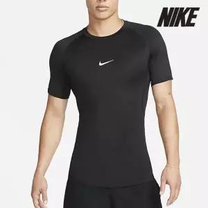 [나이키][세일] 나이키 반팔티// FB7933-010// 프로 드라이 핏 타이트 반팔 피트니스 탑