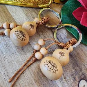 불교 복숭아나무 삼재막이 액운 조롱박 연꽃 열쇠고리 삼재막이 액막이