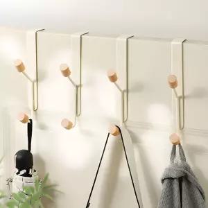 도어행거 2구 도어후크 책가방 모자보관 가방거치대 문걸이후크