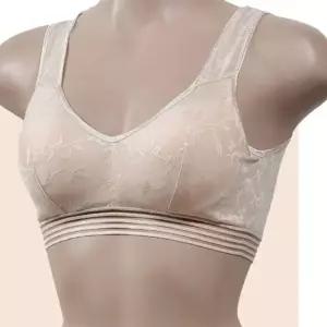 (조은)플라워 스트라이프밴딩 노와이어 브라탑 (WFK5VPS)