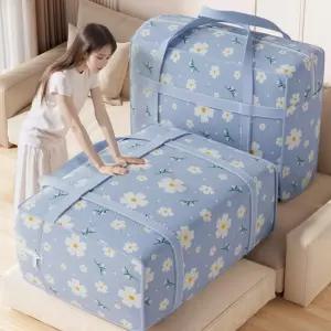 부직포 이불정리함 겨울 옷 이불보관함 플라워 수납함 대용량수납함