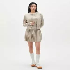 [랩][LAP] 니트 플리츠 미니 스커트 AR1WS360 (P003745574)