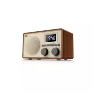 브리츠 레트로 올인원 오디오 감성 블루투스 스피커 FM라디오 USB SD카드 알람 시계 엔틱 카페 인테리어 Y4