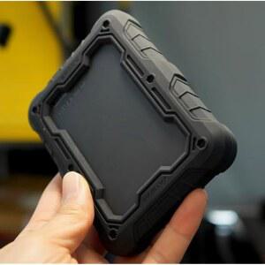 웨스턴 디지털 WD 요소용 FATBEAR 충격 방지 실리콘 범퍼 케이스 휴대용 외장 하드 드라이브 헤비 듀티 견고한 고무 프레임 보호 케이스(1TB / 2TB 요소)