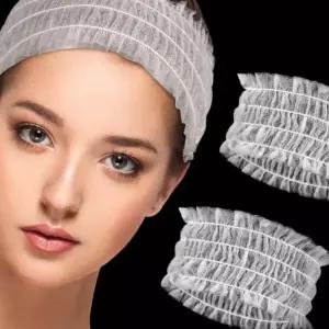 일회용 세안밴드 부직포 위생 머리띠 헤어밴드 10개입