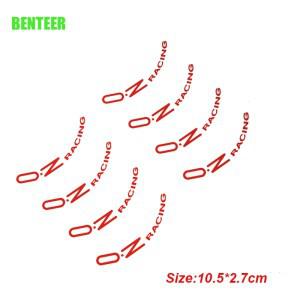 루보식 8Pcs OZ 레이싱 자동차 휠 스티커  액세서리