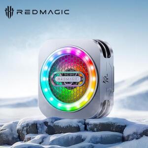 Redmagic Cooler 6 Pro 라디에이터 마그네틱 팬 쿨러 30W VC 액체 냉각 RGB LED AI 온도 제어 태블릿 휴대
