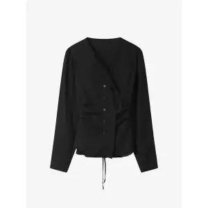 [ZOOC](천안아산점)슬림 패널 블라우스 Z253MSC011