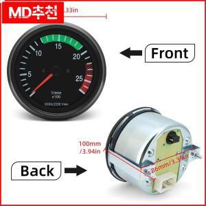 24V 대형 트럭 타코미터 게이지 회전 카운터 자동차 부품 계기 653Hz/2200 1/min 메르세데스 용 클러스터