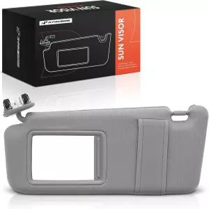 2007-2011 토요타 캠리와 호환되는 A-프리미엄 운전석 좌측 선바이저 - 베니티 라이트 미러 선루프 그레이