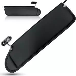 지프 랭글러 TJ 2003 2004 2005 2006용 좌측 운전석 선바이저 핏 교체용 게이트 13313.01(좌측 (블랙)