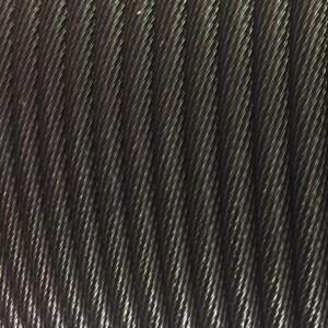 아연 도금되지 않은 비회전 철사 로프 타워 크레인 케이블 리프팅 호이스트 블록 12MM-22MM 35WX7 오일