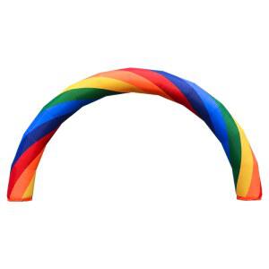 에어아치 광고 풍선 오픈 행사 무지개풍선 주유소 8미터 홍보