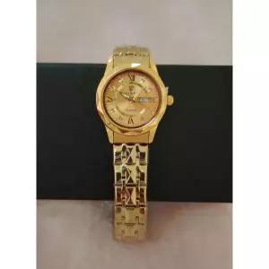 Binbond 여성 쿼츠 골드 스테인레스 스틸 시계 [세금포함] [정품] 다이얼 And 라인석s 명품시계 손목시계