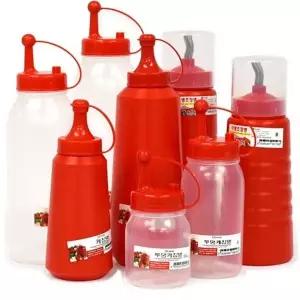 고품질 케찹병 양념통 겨자 병 식초 냉면 투명케찹병-미니 겨자 병 (WFK9VO7)