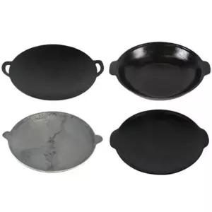 무쇠전골팬모음전솥뚜껑 무쇠낮은전골 28cm (280x37) (WFK9Q61)