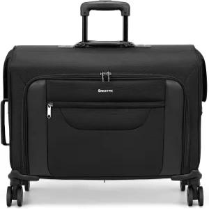 롤링 가먼트 백 22인치 스피너 휠이 달린 기내 반입 수하물 옷 걸이용 수트백 여행용 캐리어 가방 출장용