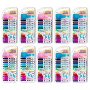 미술용품 미술놀이용품 60000 12색 펌프 스프레이펜 10개입박스 유아색칠공부 그림그리기