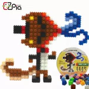 글로벌이지 이지툭툭블럭 아기돼지삼형제-늑대