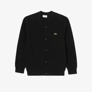 라코스테 브랜드관 남성크루넥 방모 가디건AH503E-55N 031블랙 364532