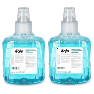 GOJO 포메베리 폼 핸드워시, 석류 향, 1200mL 핸드 비누 리필 LTX-12 디스펜서(2팩) - 1916-02
