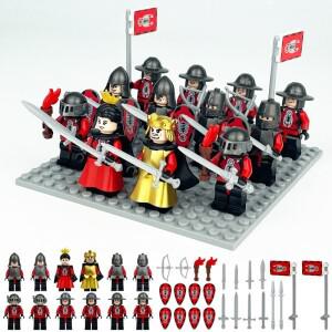 몽테조이 중세 미니피규어 M8180 전갈 국가 군인 어린이 조립 소형 블록 장난감 해외 도매
