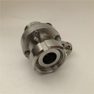 루미식 DIN11851 독일 표준 버터플라이 밸브 DN15/DN20/DN25/DN32/Dn40/DN50 플랫 조인트 너트 스테인레스