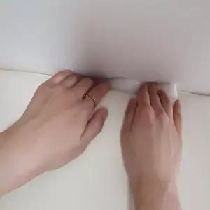 [콩심팥심]2인용 쇼파 리폼 천갈이 커버 아이보리