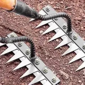 제초 호미 제거기 잔디 쟁기 도구 괭이 농기구 5날 갈퀴