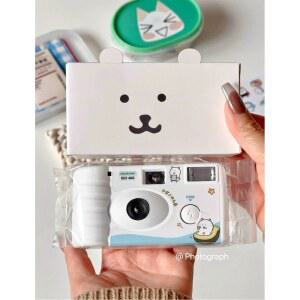 18장 농담곰 필름카메라 곰 일회용 필름 흰색 자조하는 1개 18/27컷 플래시