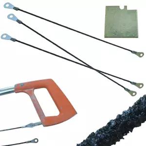 12인치 카바이드 막대톱날 x 3pk 300mm 텅스텐 석고 건식 벽체 시멘트 보드 유리 타일 및 주철용 해크소