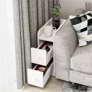 쇼파 틈새 얇은 싱글 서람 수납장 20cm 협탁 미니 침대 긴 폭좁은테이블 좁고