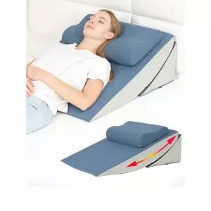 경추 등 받이 높이 허리 등쿠션 보조 삼각 쿠션