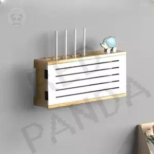 공유기 거치대 벽걸이 정리함 선정리 TV공유기 브라켓 셋탑 박스 레드판다몰 가리개 받침대 홀더 선반 스피